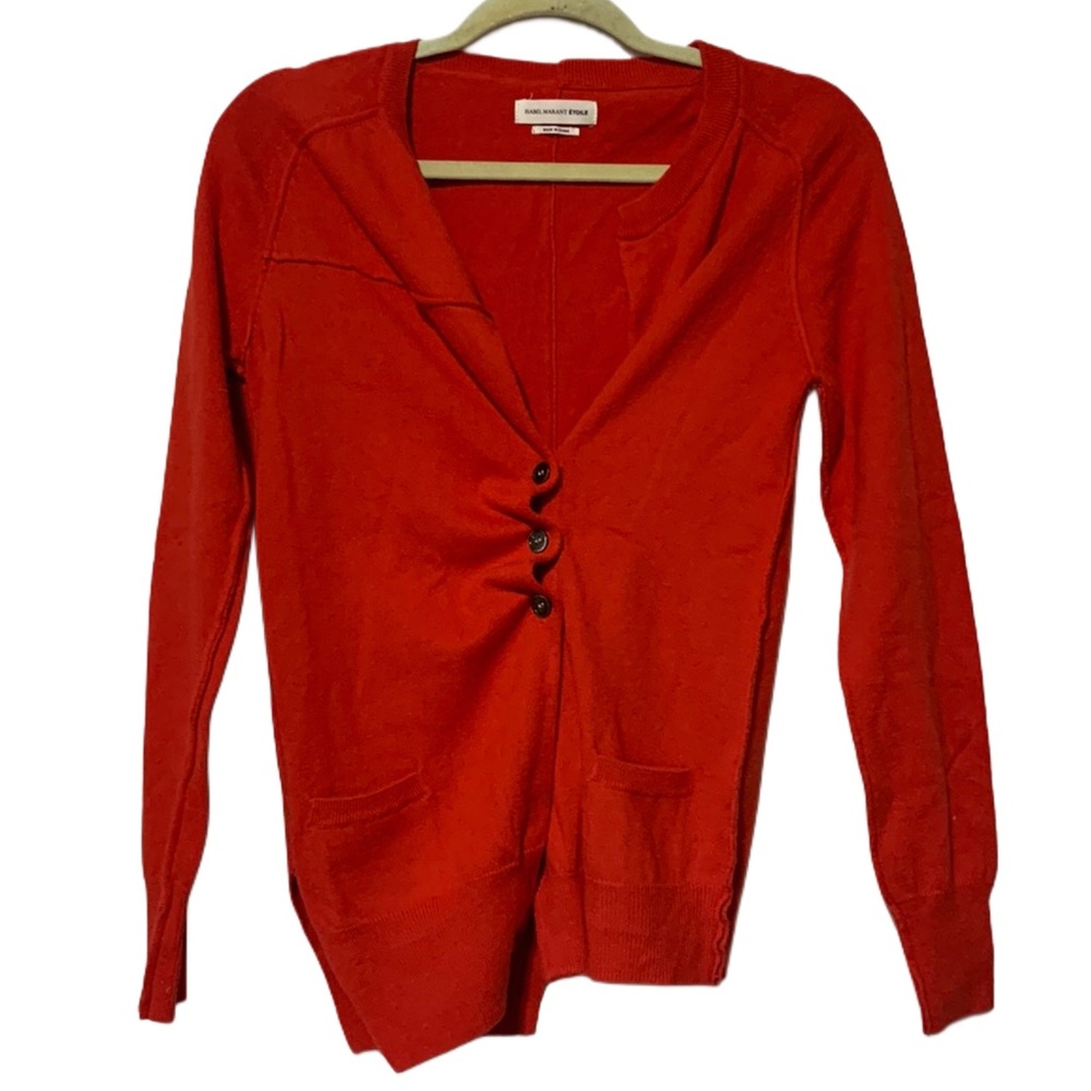 Isabel Marant Red Cardigan
